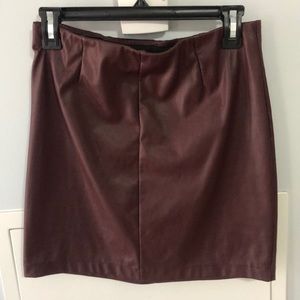 Dynamite faux leather skirt size m